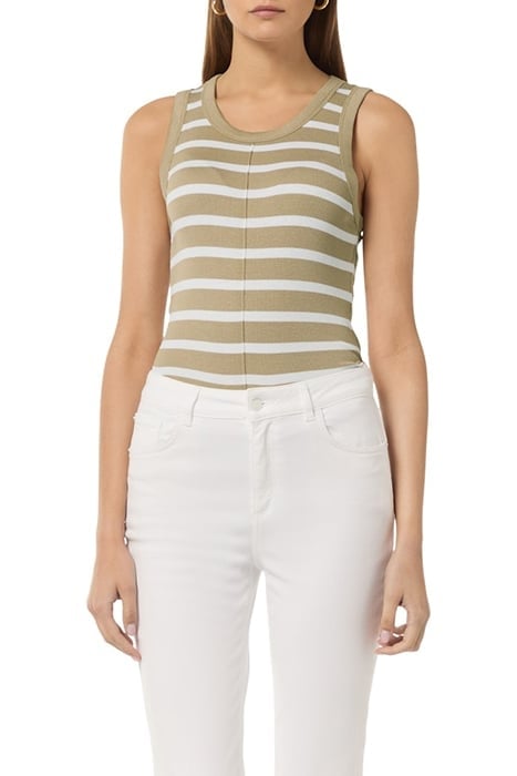 COMMA T-SHIRTS BROWN 1