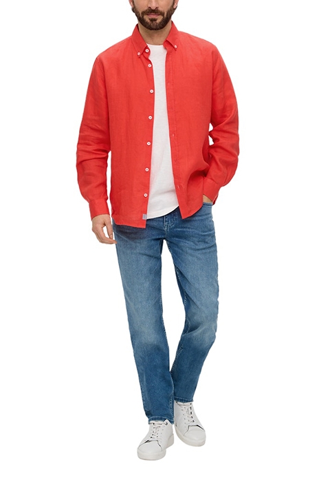 S.OLIVER SHIRTS ORANGE 3