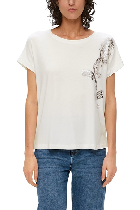 S.OLIVER T-SHIRTS OFF-WHITE 1