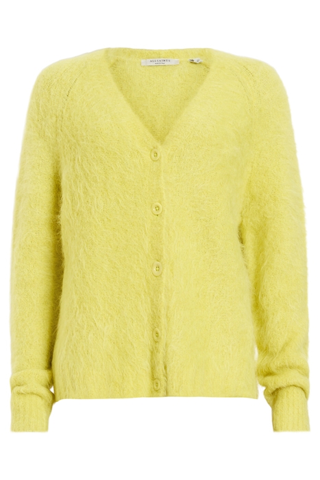 VORTEX CARDIGAN ELECTRIC YELLOW 4