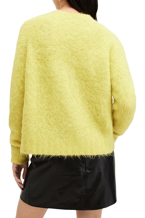 VORTEX CARDIGAN ELECTRIC YELLOW 2
