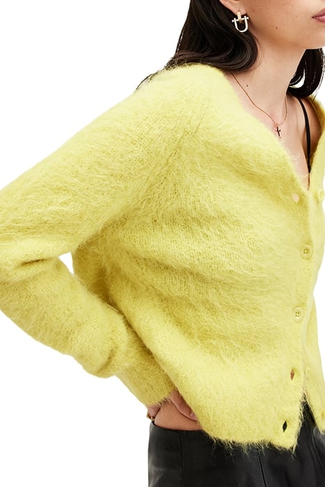 VORTEX CARDIGAN ELECTRIC YELLOW 7
