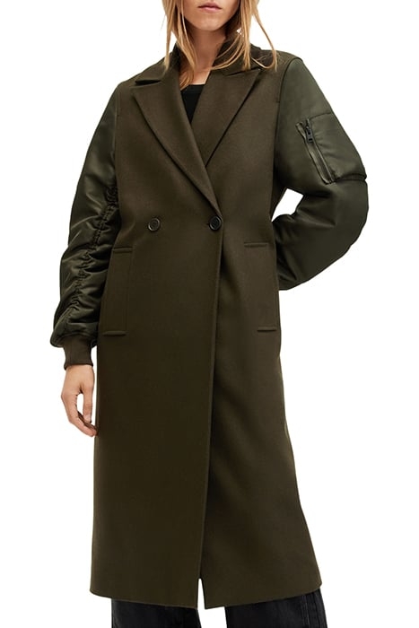 PAULAH COAT KHAKI GREEN 1