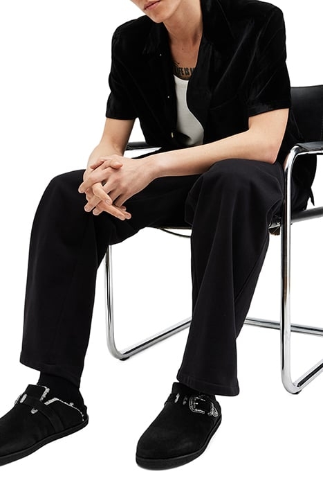 CARLO SHEARLING MULE BLACK 4