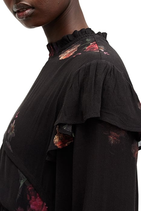 CAVARLY LS MAXI DRES MORTEM BLACK 8