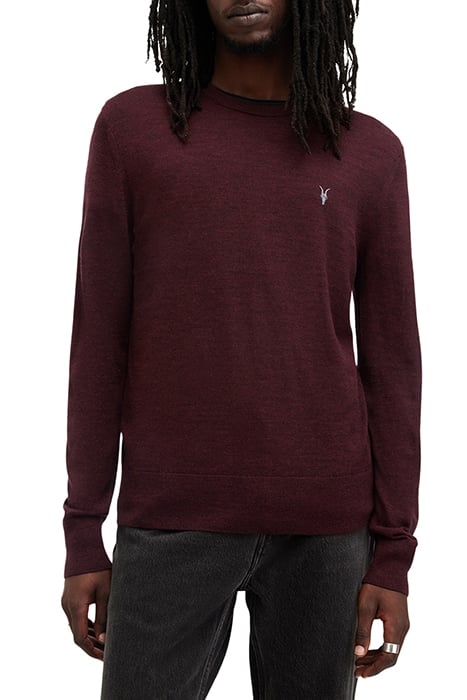 MODE MERINO CREW MARS RED 1