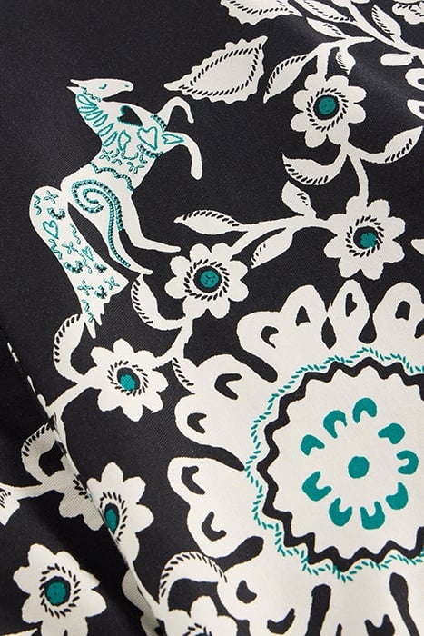 BELLE WIDE LEG TROUSER BLACK MULTI 6