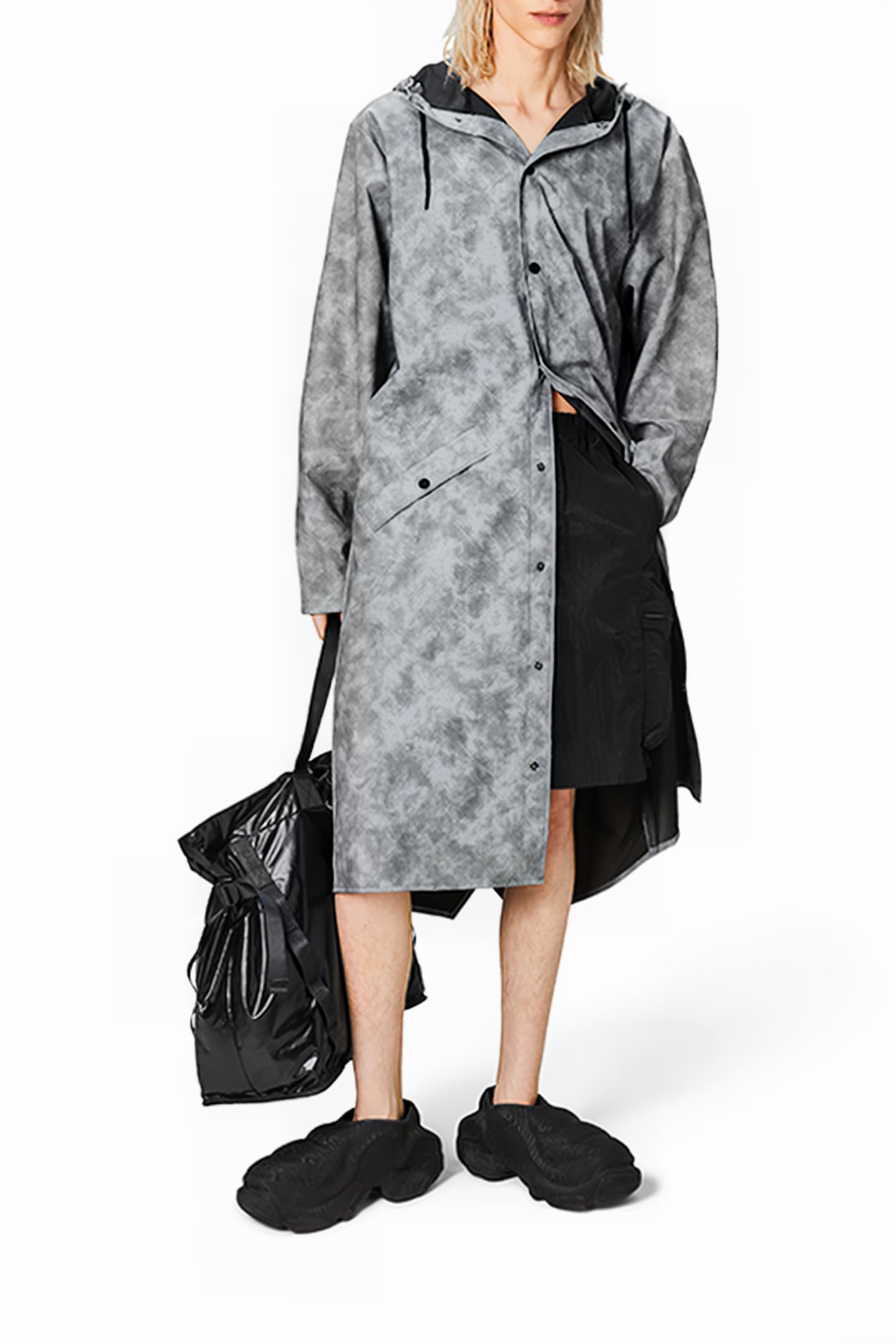 LONGER JACKET W3 DISTRESSED GREY UNISEX 6