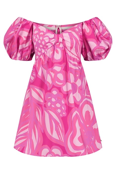 REGINA SHORT DRESS HOT PINK/PINK ROSE 3