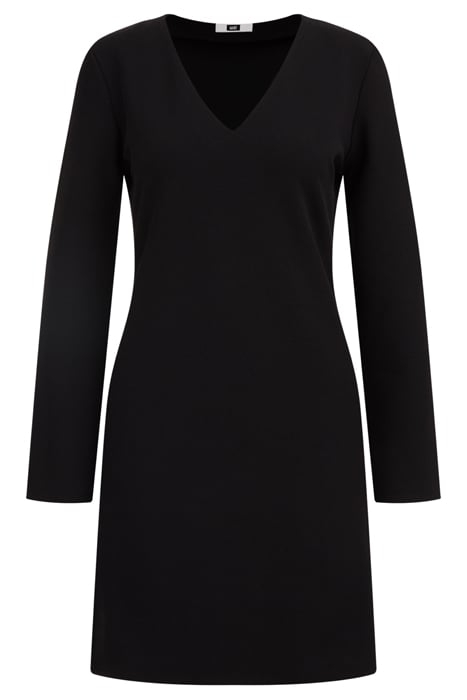 DRESS MID LENGTH BLACK 4