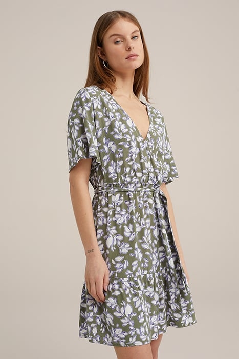 DRESS SHORT OLIVE GREEN 1