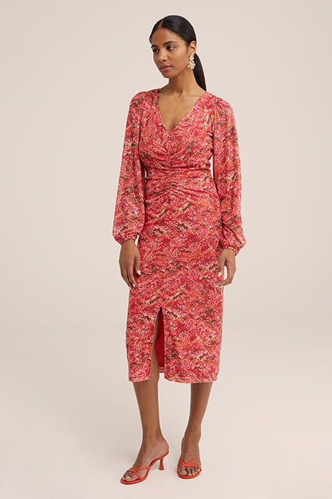 DRESS MIDI MULTI-COLOURED 1