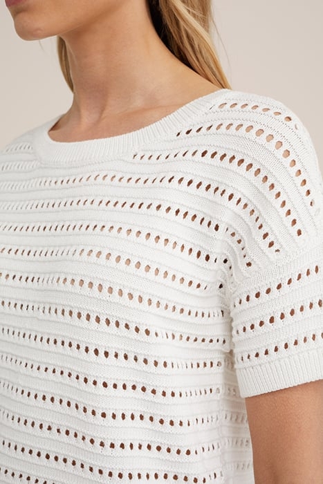 KNITTED PULLOVER WHITE 5