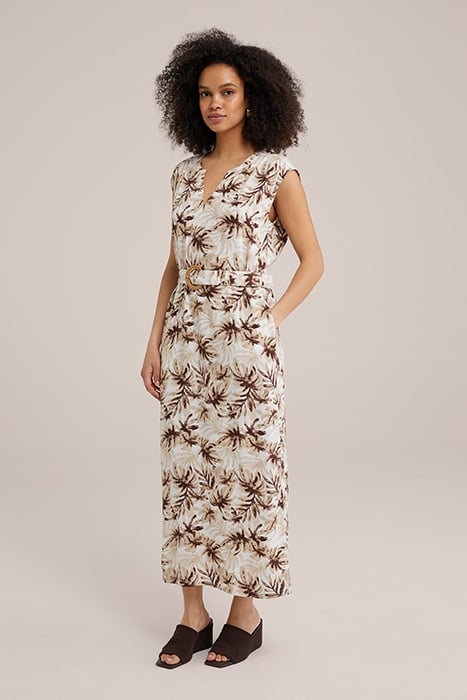 DRESS MID LENGTH BEIGE 1