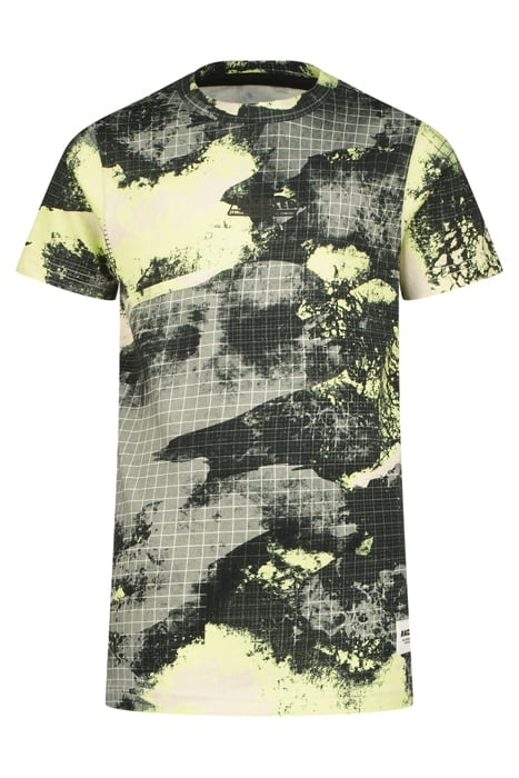 BOYS ZINDER T-SHIRT LIME SAND 1