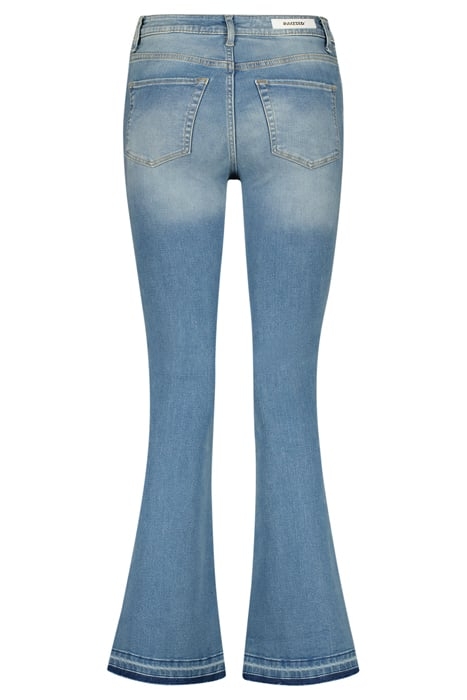 FAYE SPLIT JEANS MID BLUE STONE 2