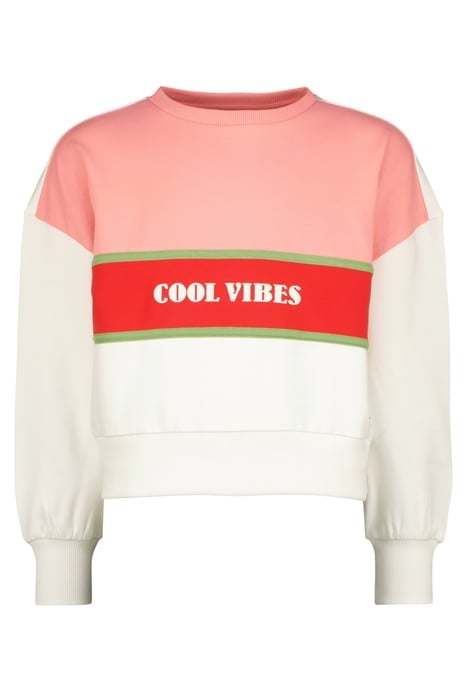 GIRLS FELINE SWEATER REAL WHITE 1