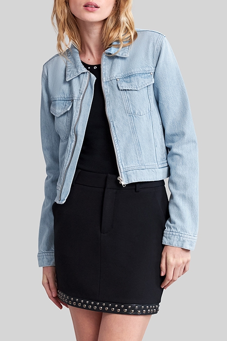 LIGHT BLUE ORGANIC COTTON DENIM JACKET 1