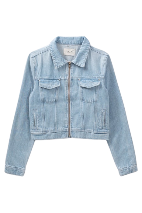 LIGHT BLUE ORGANIC COTTON DENIM JACKET 4
