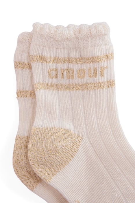 BABY GIRLS’ PEACH AND ECRU SOCKS 5