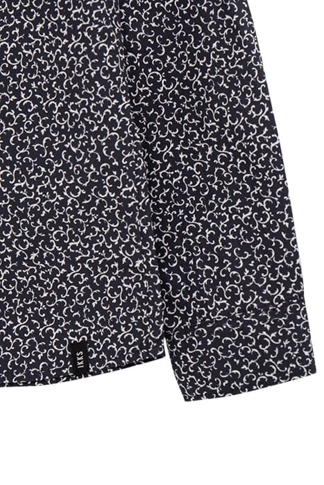 BOY'S BLACK ARABESQUE SHIRT 5