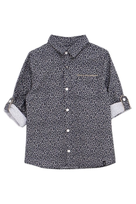 BOY'S BLACK ARABESQUE SHIRT 3