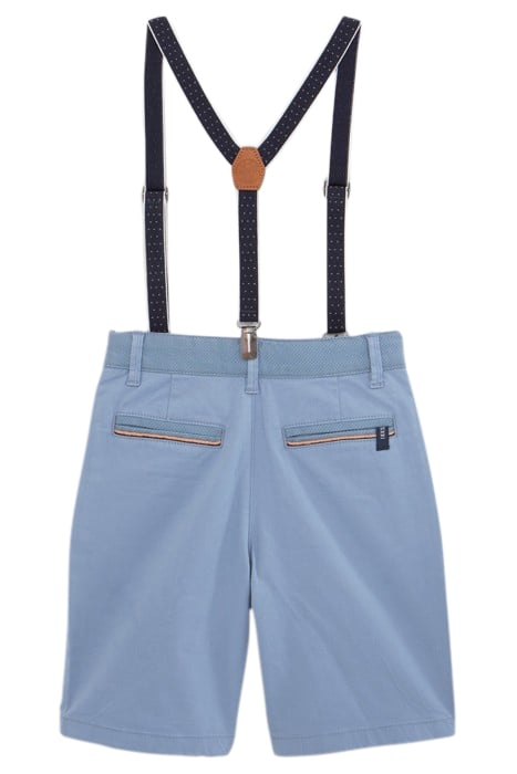 BOYS’ BLUE BERMUDA SHORTS WITH DETACHABLE STRAPS 2