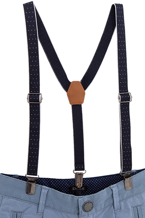 BOYS’ BLUE BERMUDA SHORTS WITH DETACHABLE STRAPS 7