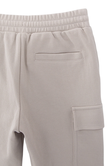 BOYS’ GREY STRIPED KNIT CARGO TROUSERS 3