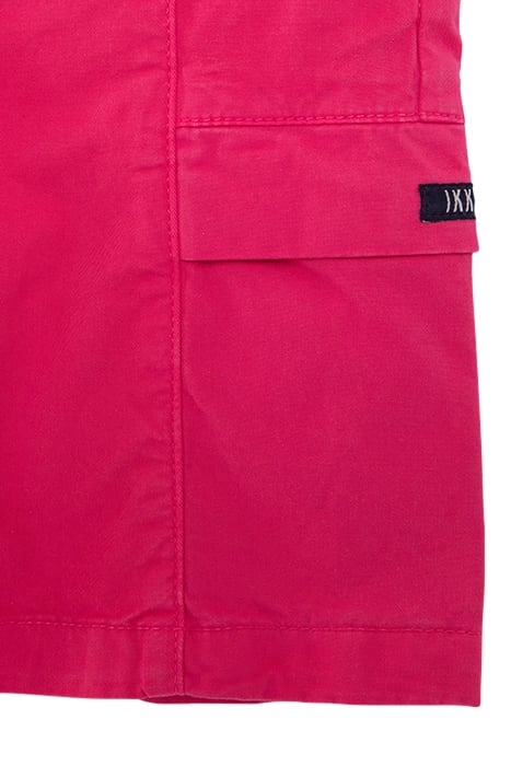 BOYS' PINK CARGO BERMUDA SHORTS 5