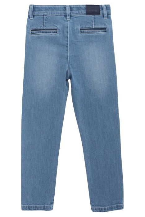 BOYS’ BLUE STRAIGHT JEANS WITH PIPED POCKETS 2