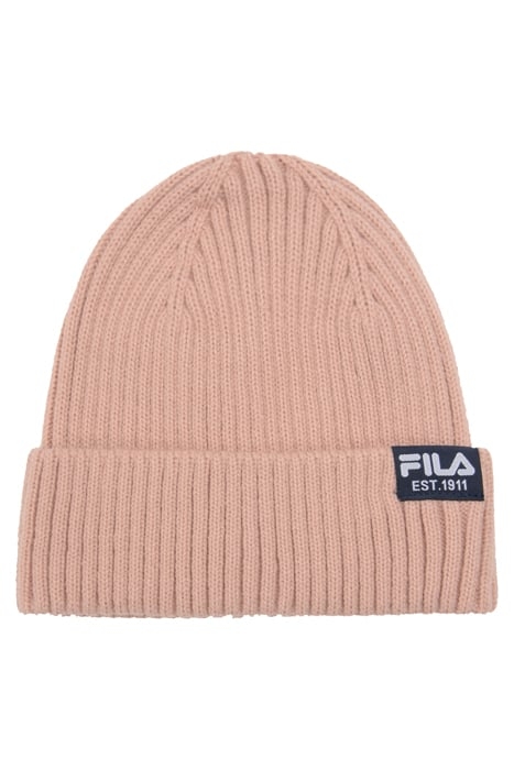 BUTTE FISHERMAN BEANIE WITH FLAG LOGO PALE MAUVE 1