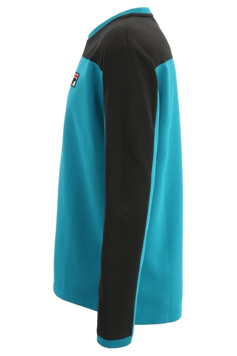 LONG SLEEVE SWEATSHIRT WITH COLOR BLOCK DETAIL MARINE / BLAC 6