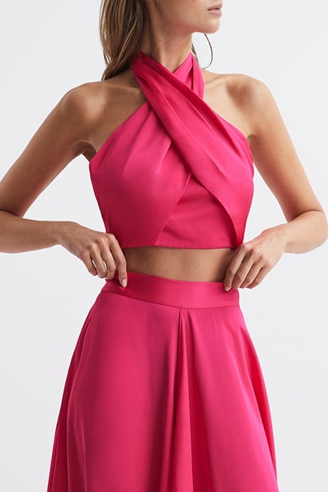 RUBY-HALTER OCCASION TOP PINK 5