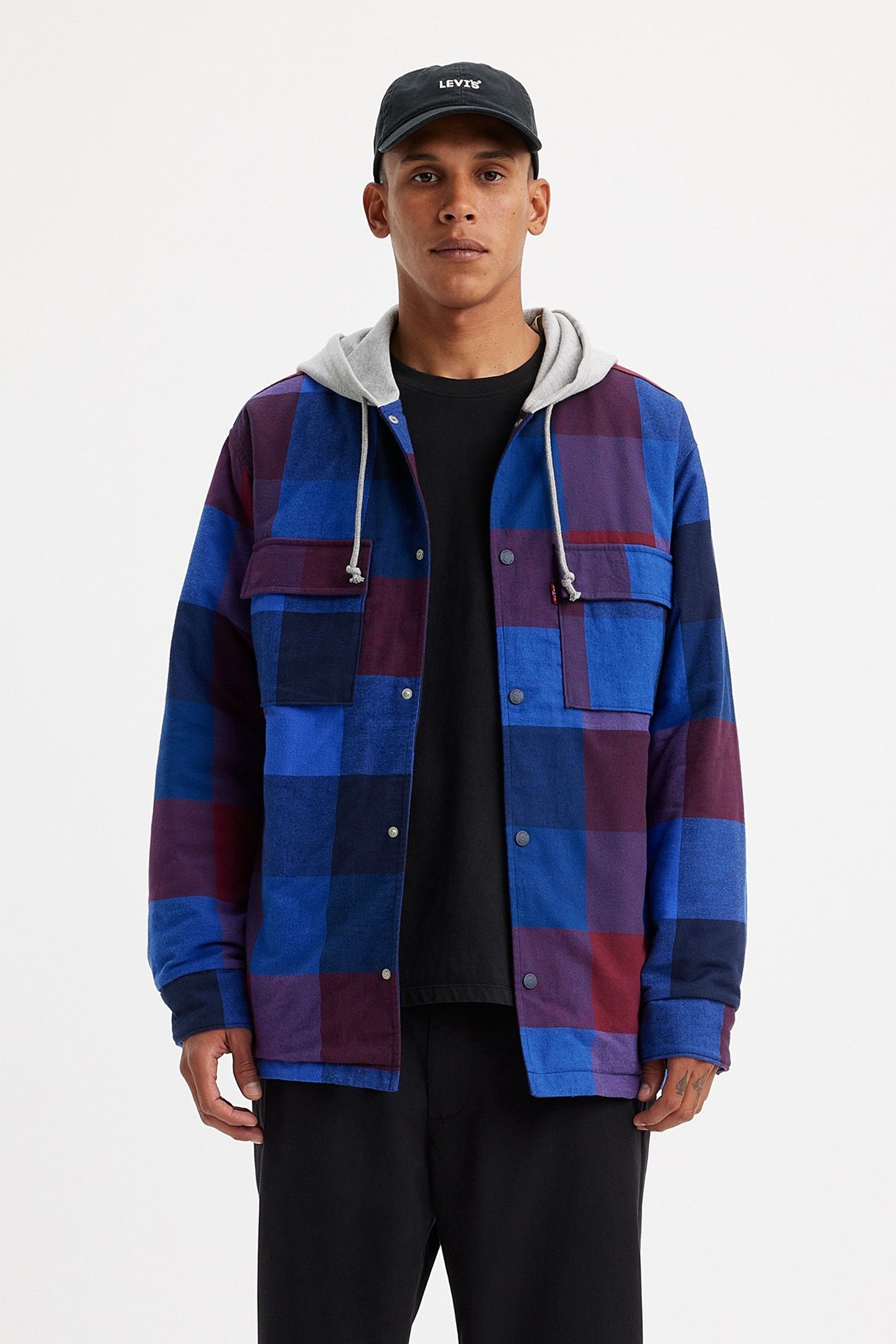 HOODED JACK WORKER OVERSHIRT 1