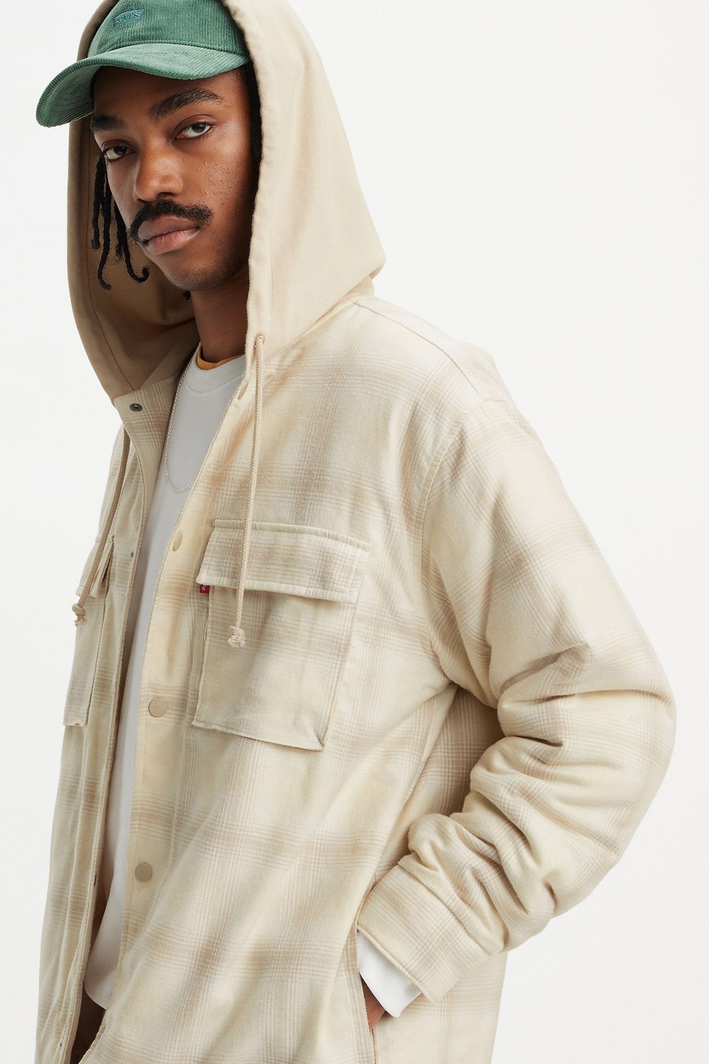 HOODED JACK WORKER OVERSHIRT 6