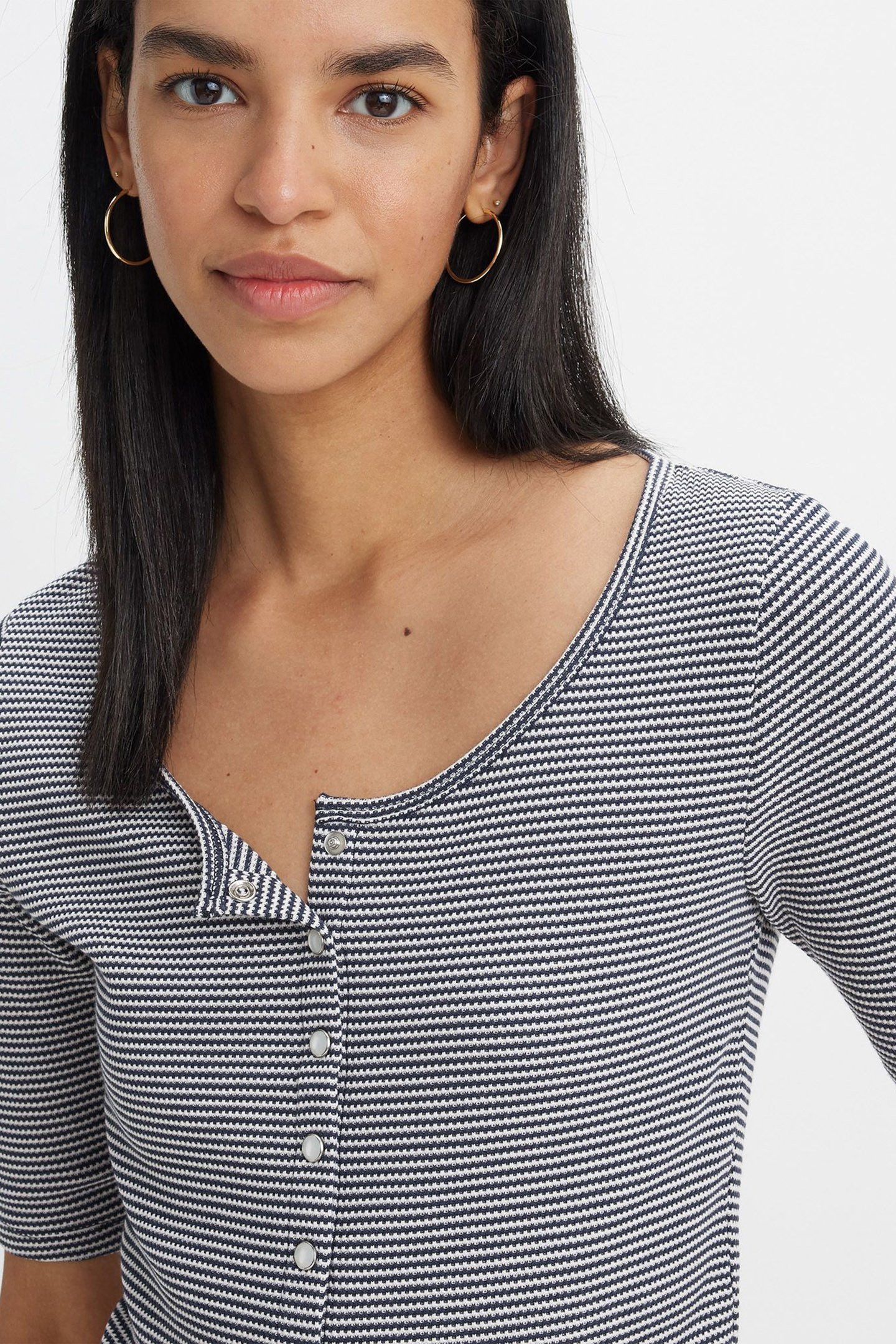 LEVI'S® DRY GOODS WAFFLE BUTTON-UP TOP 4