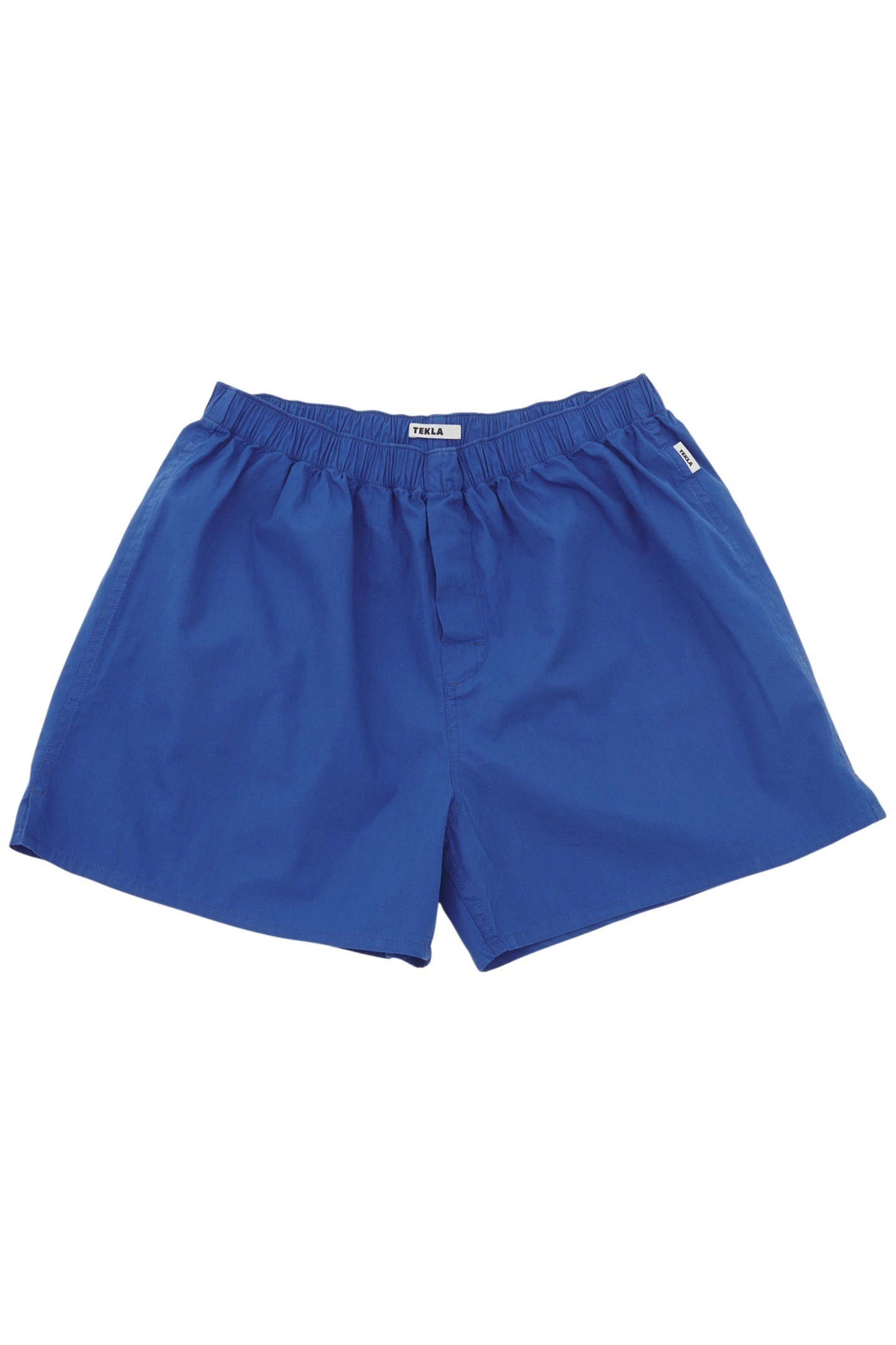 UNISEX POPLIN, PYJAMAS BOXERS ROYAL BLUE 1