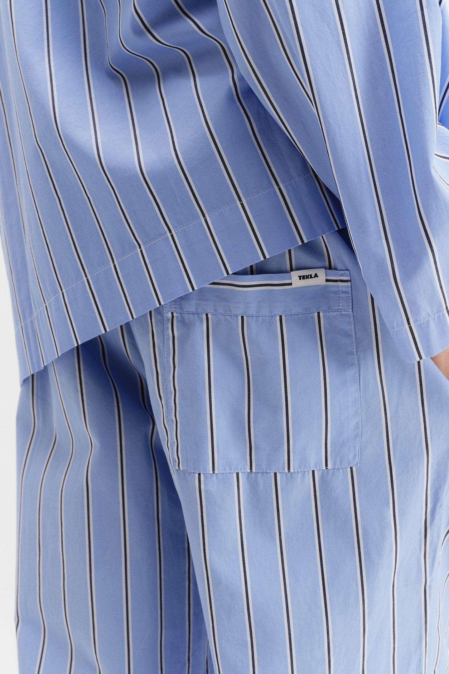 UNISEX POPLIN, PYJAMAS PANTS BASSETT STRIPES 2