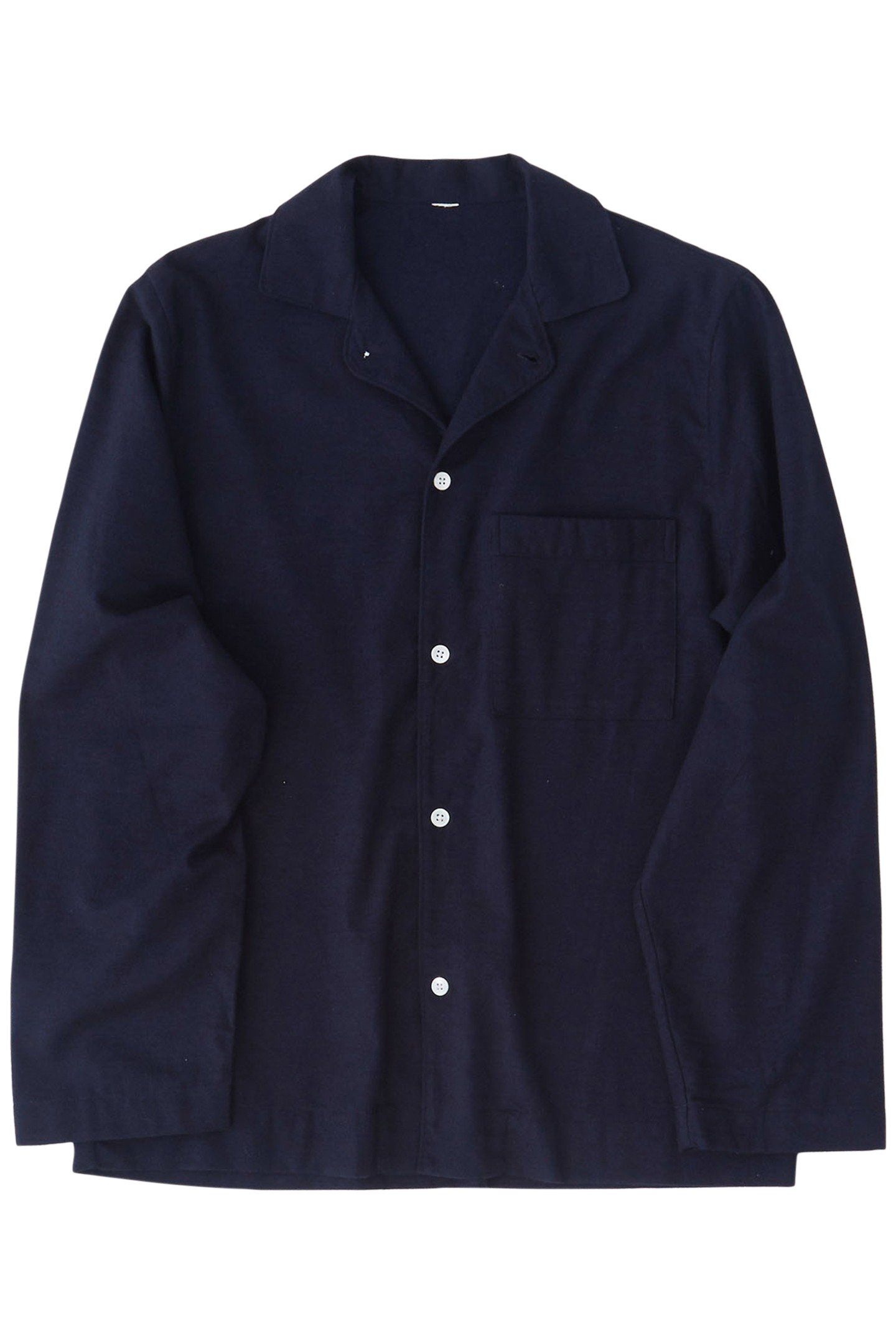 UNISEX FLANNEL, PYJAMAS SHIRT MIDNIGHT BLUE 2