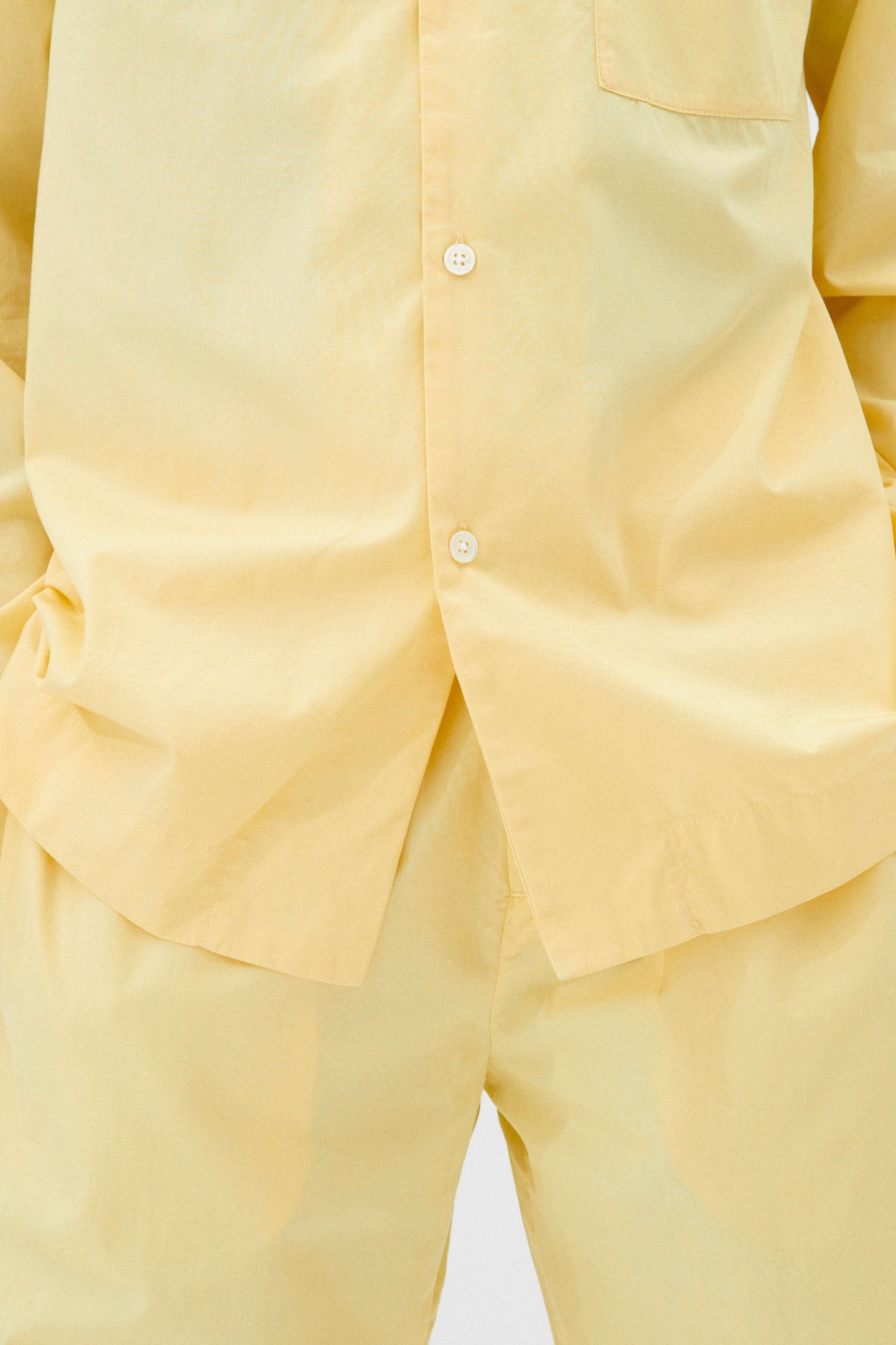 UNISEX POPLIN, PYJAMAS SHIRT LEMONADE 2