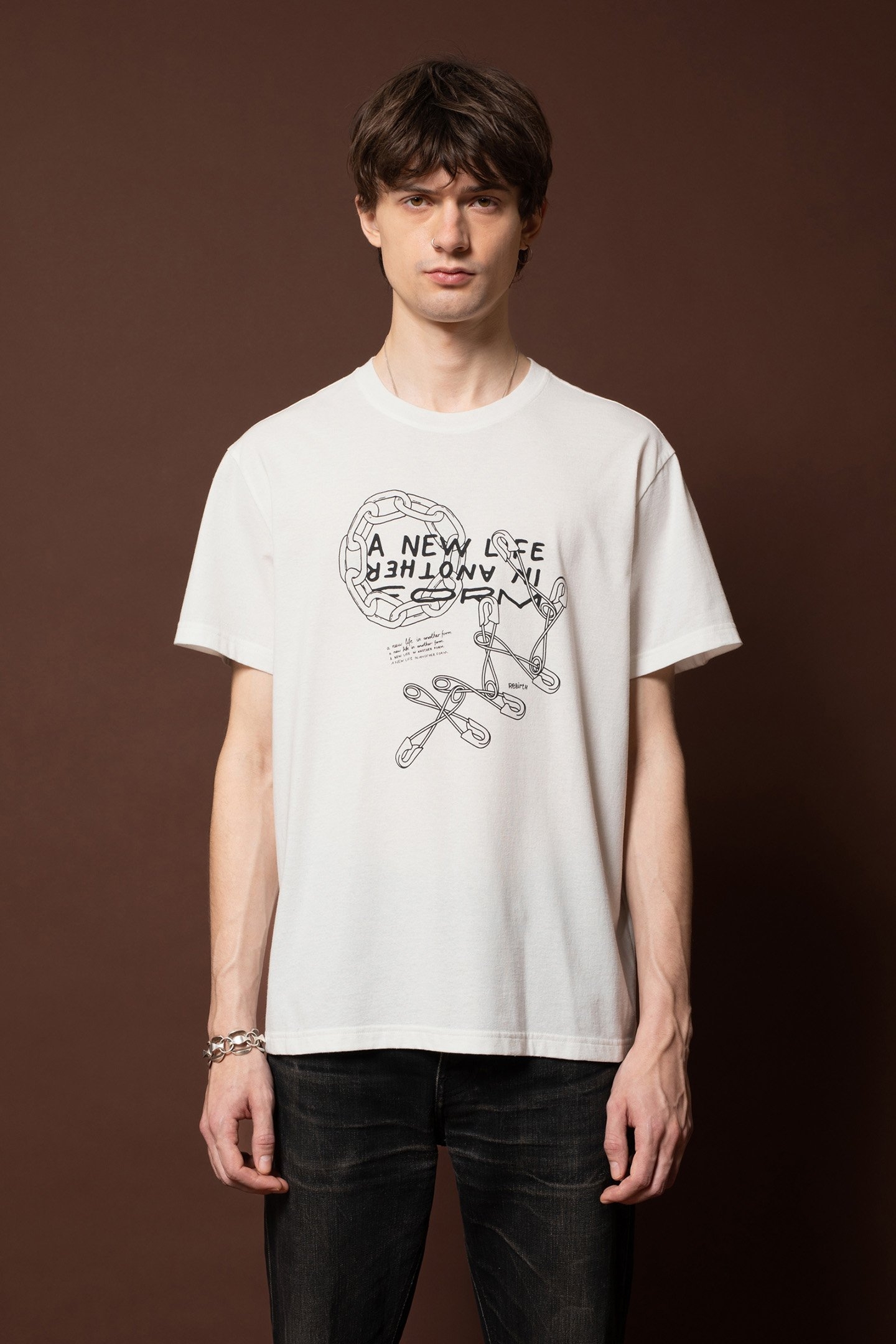 RELAXED TEE REBIRTH CHALK WHITE 1