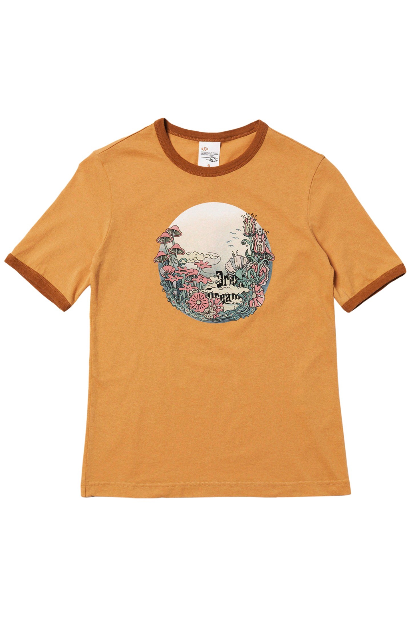 LOVA DREAMS T-SHIRT OCHRE 2