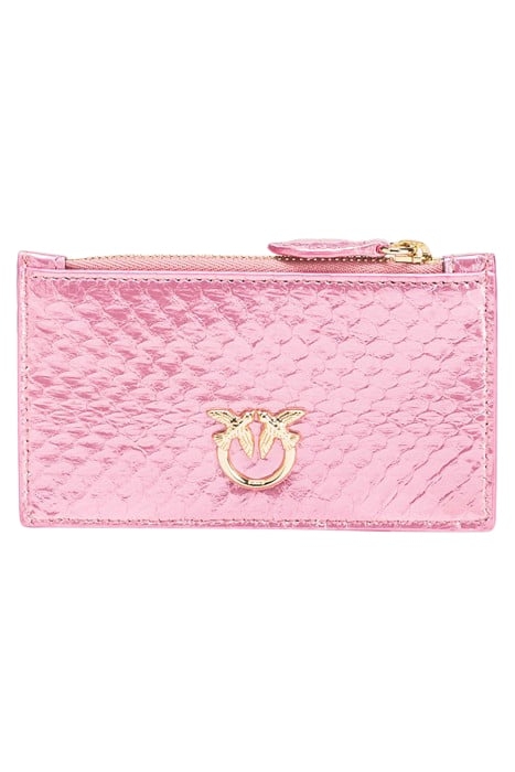 AIRONE CREDIT CARD AYERS LAMIN POWDER PINK-SHINY GOLD 1