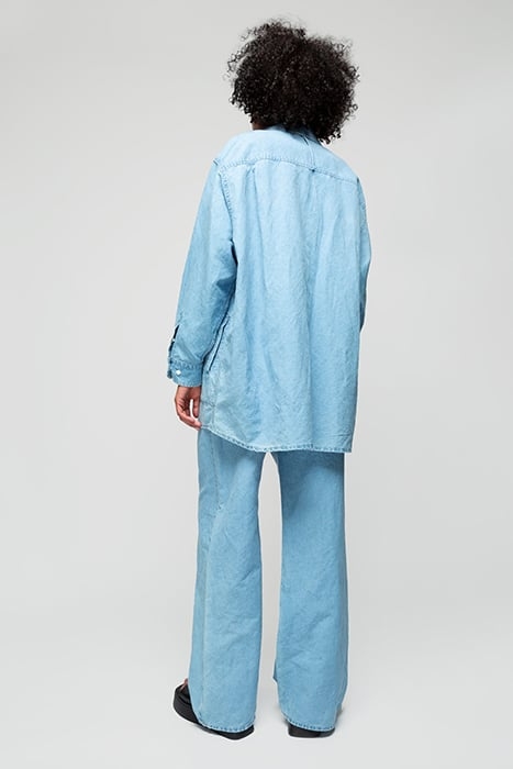 CLASSIC SHIRT WASHED ULTRA LIGHT DENIM 2