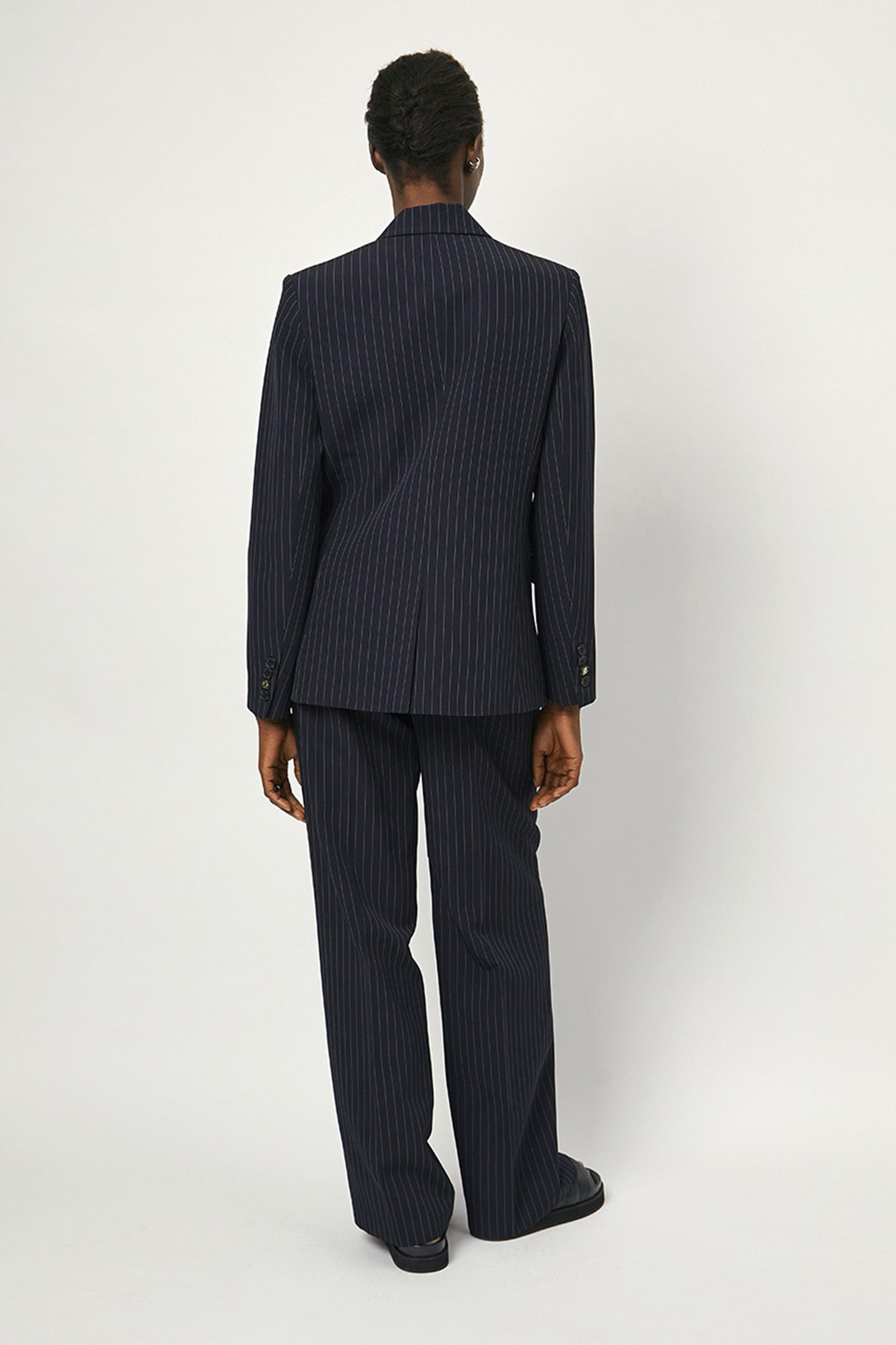 NEIGE PINSTRIPE BLAZER NAVY INK 2