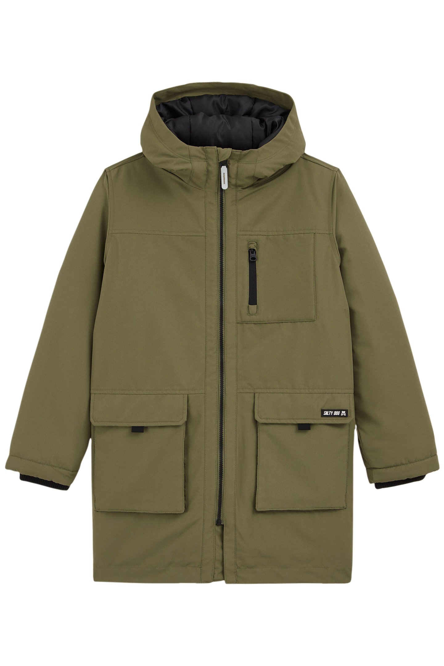 JACKET LONG LENGTH OLIVE GREEN 3