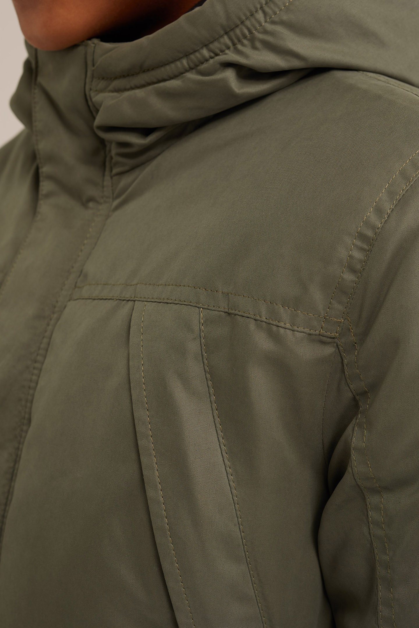 JACKET LONG LENGTH ARMY GREEN 5