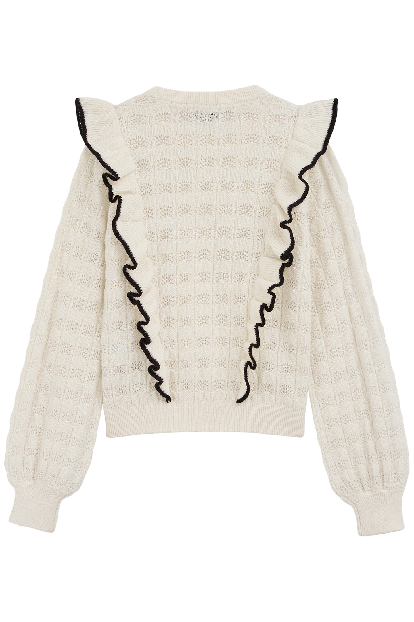KNITTED PULLOVER WHITE 4