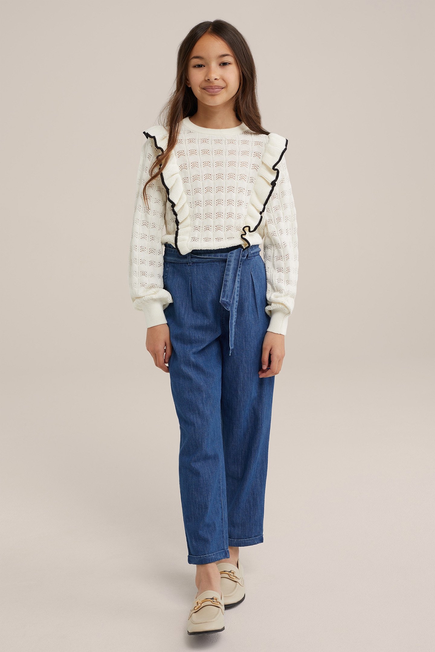 KNITTED PULLOVER WHITE 2